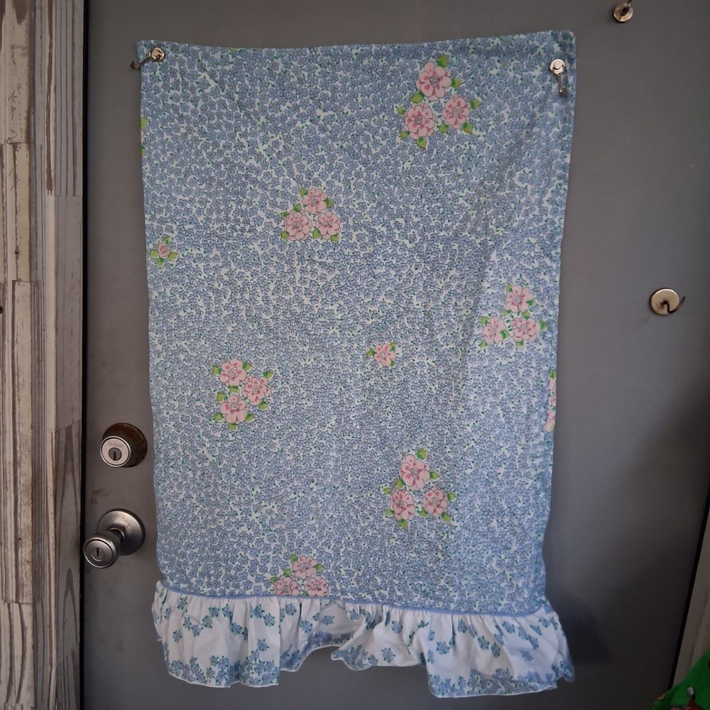 Vintage Cottagecore Barbara Brody Martex Floral AOP Standard Pillowcase EUC